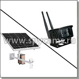 Комплект 3G/4G камеры на солнечных батареях Link Solar NC06G-60W-40AH